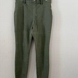 Olive Green Skinny Pants